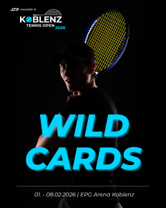 Alle Wildcards vergeben – das Teilnehmerfeld der Koblenz Tennis Open steht
